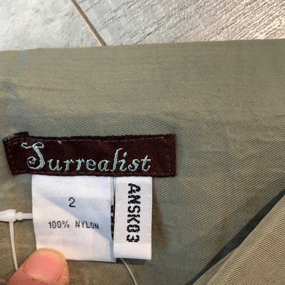 NWT Surrealist asymmetrical front zip long skirt - Picture 7 of 10